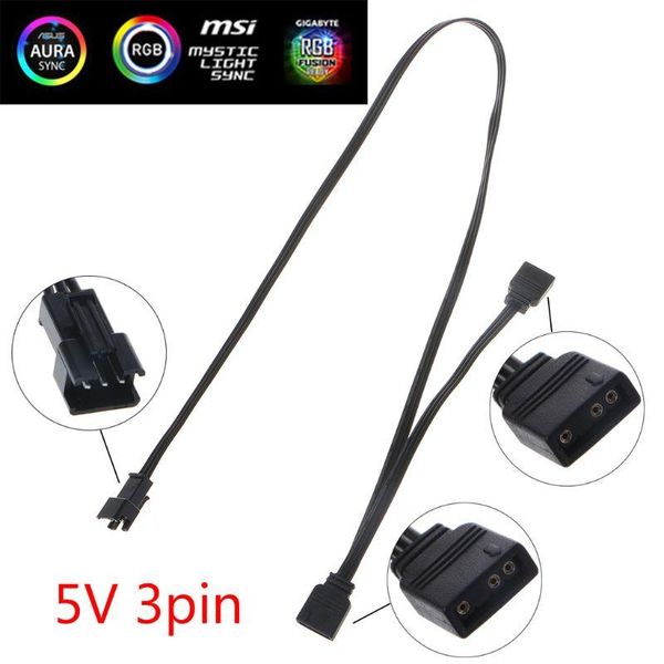 computer cables & connectors argb light control 5v 3pin extension cable adapter cord line for aura as-us/msi motherboard spliter accessories
computer cables & connectors argb light control 5v 3pin extension cable adapter cord line for aura as-us/msi motherboard spliter accessories