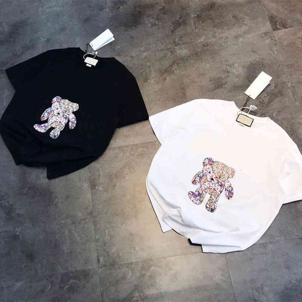 2022 factory wholesale new summer short floral t-shirt couple loose half sleeve pure cotton foam baby qingdao, White
2022 factory wholesale new summer short floral t-shirt couple loose half sleeve pure cotton foam baby qingdao, White