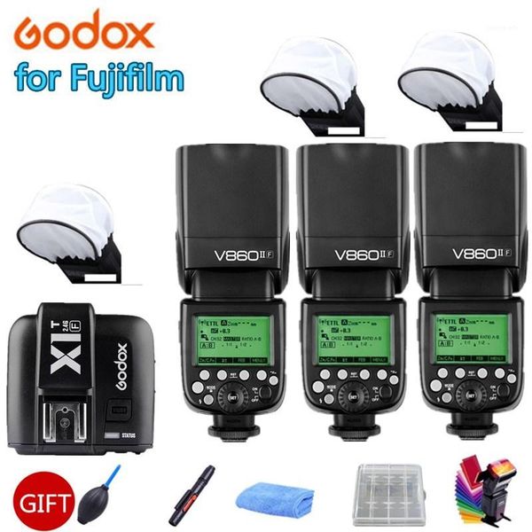 flashes 3x godox flash v860iif v860ii-f hssl 2.4g camera speedlite li-on battery +x1t f trigger for fuji cameras1
flashes 3x godox flash v860iif v860ii-f hssl 2.4g camera speedlite li-on battery +x1t f trigger for fuji cameras1
