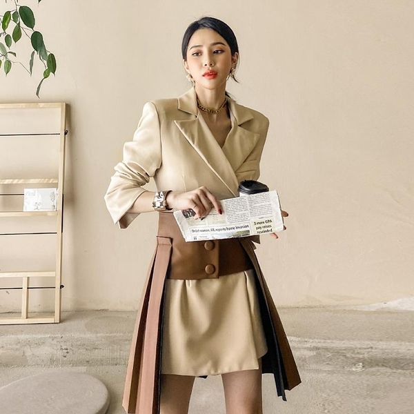 fashion personality skirt suits long slim blazer and mini a-line skirt temperamental work style suits, White
fashion personality skirt suits long slim blazer and mini a-line skirt temperamental work style suits, White