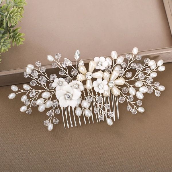 ручной белый rhinestone свадебные гребни для волос / ювелирные изделия pins цветочный кристалл pearls невесты аксессуары для волос украшения, Slivery;golden
ручной белый rhinestone свадебные гребни для волос / ювелирные изделия pins цветочный кристалл pearls невесты аксессуары для волос украшения, Slivery;golden