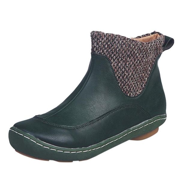 мода женщины boots ретро женщины кожа flat zipper solid color короткие пинетки круглый toe обувь chaussures femme botas mujer a40, Black
мода женщины boots ретро женщины кожа flat zipper solid color короткие пинетки круглый toe обувь chaussures femme botas mujer a40, Black