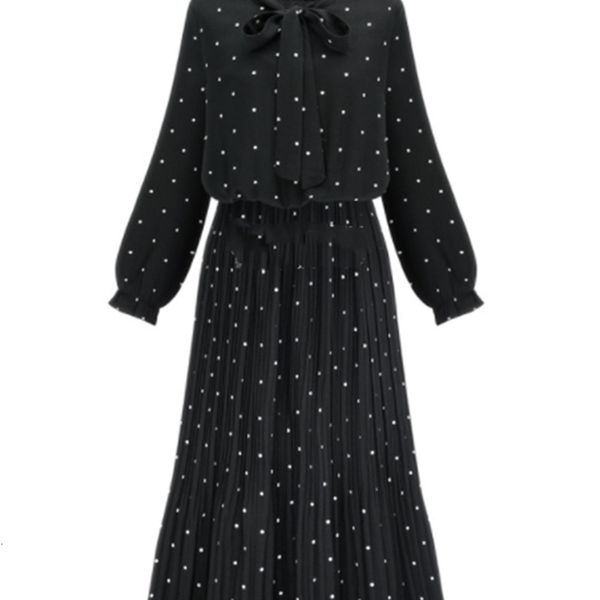 2021 new european and autumn plus female size polka dot dress in sleeves long skirt, 03bt, Black;gray
2021 new european and autumn plus female size polka dot dress in sleeves long skirt, 03bt, Black;gray
