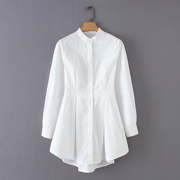 2021 new white spring all-match thin, simple casual collar plied sleeve asymmetric seam only-breasted dress k1ip, Black;gray
2021 new white spring all-match thin, simple casual collar plied sleeve asymmetric seam only-breasted dress k1ip, Black;gray