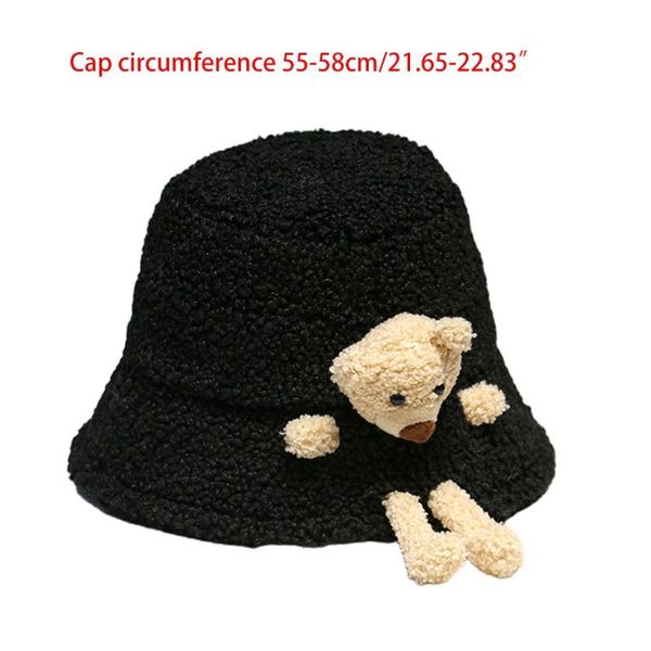 wide brim hats women winter fluffy plush warm bucket hat 3d stuffed teddy bear fisherman cap n58f, Blue;gray
wide brim hats women winter fluffy plush warm bucket hat 3d stuffed teddy bear fisherman cap n58f, Blue;gray