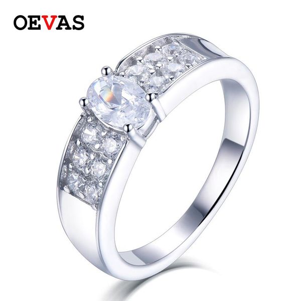 oevas classical 4*6mm oval zircon 100% 925 sterling silver wedding ring for women engagement bride band fashionable jewelry gift, Golden;silver
oevas classical 4*6mm oval zircon 100% 925 sterling silver wedding ring for women engagement bride band fashionable jewelry gift, Golden;silver