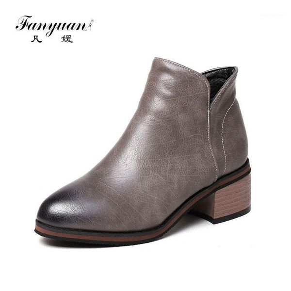 boots fanyuan plus size 34-42 ankle for women round toe zip autumn winter square heels female retro ankle1, Black
boots fanyuan plus size 34-42 ankle for women round toe zip autumn winter square heels female retro ankle1, Black