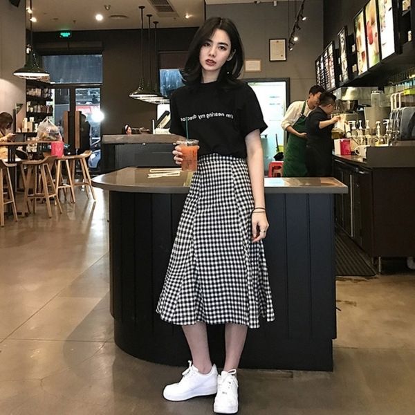 foo6k overskirt summer two-piece fashion women's plaid suit plaid 2019 over women's korean-style internet celebrity new skirt fash, Gray
foo6k overskirt summer two-piece fashion women's plaid suit plaid 2019 over women's korean-style internet celebrity new skirt fash, Gray