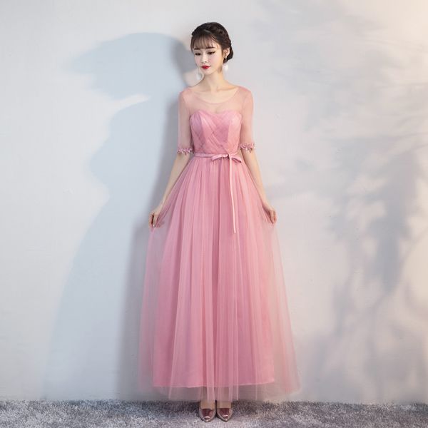 New Design Sexy Sweet Long pink Bridesmaid Dresses Prom Wedding Party Sister Dress Elegant For Women Wedding Guest Dresses 8860
New Design Sexy Sweet Long pink Bridesmaid Dresses Prom Wedding Party Sister Dress Elegant For Women Wedding Guest Dresses 8860