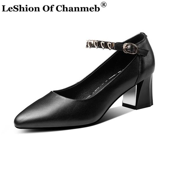 dress shoes full grain leather woman crystal ankle strap thick high heels pumps women ladies party wedding office work size 42, Black
dress shoes full grain leather woman crystal ankle strap thick high heels pumps women ladies party wedding office work size 42, Black