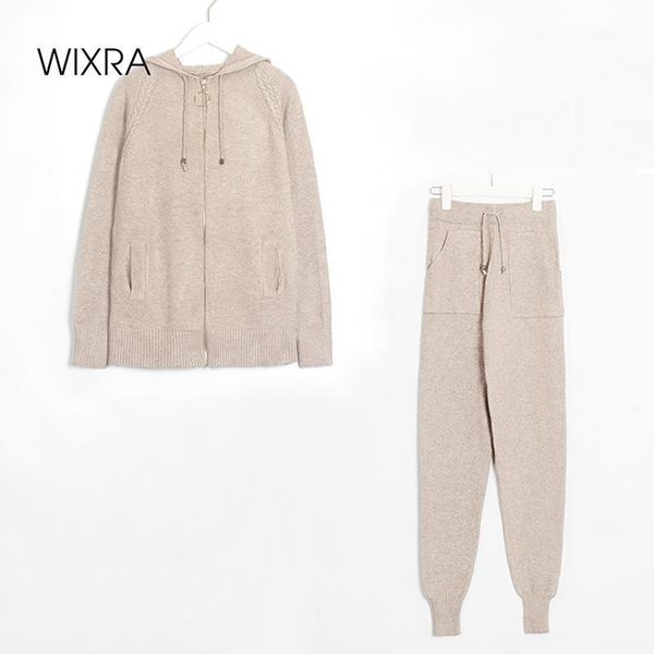 wixra women's sweaters sets hooded full sleeve zipper cardigans+lace-up knitted pants 2 pcs suits autumn winter costume1, Gray
wixra women's sweaters sets hooded full sleeve zipper cardigans+lace-up knitted pants 2 pcs suits autumn winter costume1, Gray