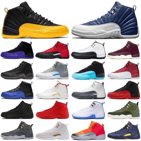jumpman 12 12s dark grey men basketball shoes reverse taxi game royal flu game bulls black mens trainers sports sneakers size 7-13
jumpman 12 12s dark grey men basketball shoes reverse taxi game royal flu game bulls black mens trainers sports sneakers size 7-13