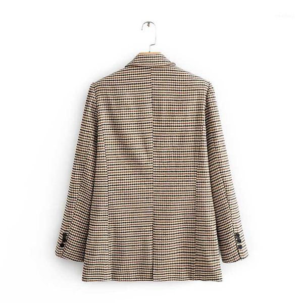 women's suits & blazers fashion 2021 women houndstooth casual blazer vintage double breasted office ladies plaid long sleeve loose1, White;black
women's suits & blazers fashion 2021 women houndstooth casual blazer vintage double breasted office ladies plaid long sleeve loose1, White;black