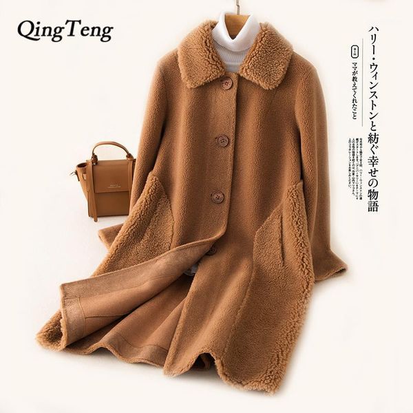 teddy coat woman long woolen autumn winter teddy bear jacket women real fur furry overcoat warm soft designer luxury clothes1, Black
teddy coat woman long woolen autumn winter teddy bear jacket women real fur furry overcoat warm soft designer luxury clothes1, Black