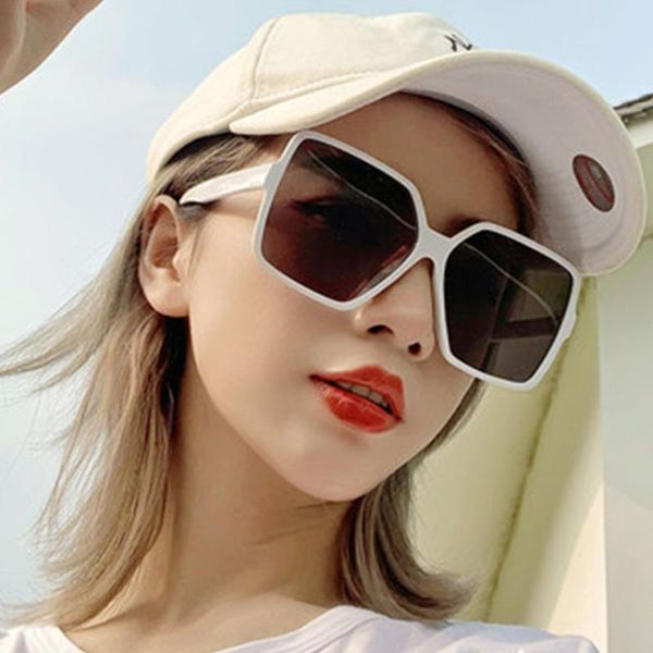 sunglasses square women vintage brand big frame luxury oversize women's sun glasses fashion shades for female uv400, White;black
sunglasses square women vintage brand big frame luxury oversize women's sun glasses fashion shades for female uv400, White;black