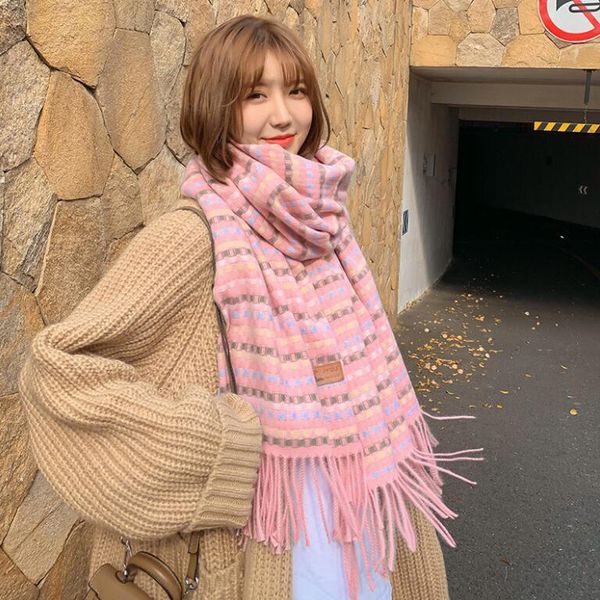 designer scarf europe and america style scarf female winter students all-match shawl thickened scarf cute girl heart collar, Blue;gray
designer scarf europe and america style scarf female winter students all-match shawl thickened scarf cute girl heart collar, Blue;gray