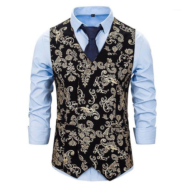 vest men double-breasted classic golden silver bronzing paisley jacquard silk waistcoat vests party wedding vest suit1, Black;white
vest men double-breasted classic golden silver bronzing paisley jacquard silk waistcoat vests party wedding vest suit1, Black;white