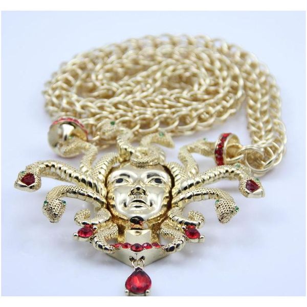 retro nine snake head necklace female clavicle gold chain exaggeration big size charm ne jllyez home003, Silver
retro nine snake head necklace female clavicle gold chain exaggeration big size charm ne jllyez home003, Silver