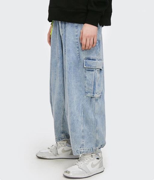 fashion ankle-length baggy jeans men's cropped denim wide-legged pants men autumn winter cowboy trousers casual mens clothing1, Blue
fashion ankle-length baggy jeans men's cropped denim wide-legged pants men autumn winter cowboy trousers casual mens clothing1, Blue