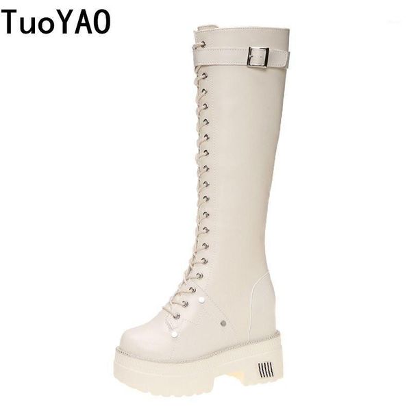 boots women cross strap pu leather chunky 10cm winter warm fur knee high lady autumn thick sole platform long botas mujer1, Black 
boots women cross strap pu leather chunky 10cm winter warm fur knee high lady autumn thick sole platform long botas mujer1, Black