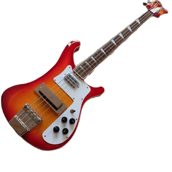 custom model 4003 electric bass guitar cherry sunburst 20 frets two toaster ric pickups
custom model 4003 electric bass guitar cherry sunburst 20 frets two toaster ric pickups