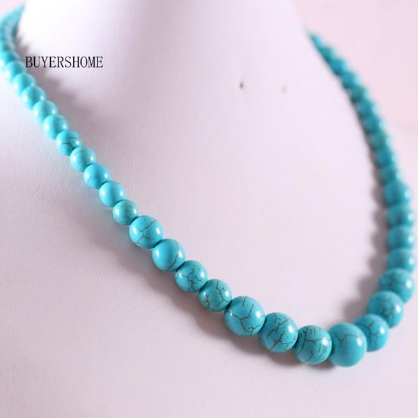 ювелирные изделия бесплатная доставка мода круглые бусины синий howlite ожерелье 20" 1pcs e103, Silver
ювелирные изделия бесплатная доставка мода круглые бусины синий howlite ожерелье 20" 1pcs e103, Silver