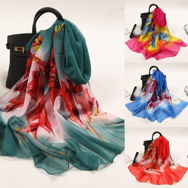 scarves bandana girls long soft scarf summer ladies small floral print chiffon women casual wrap hijab#p5, Blue;gray
scarves bandana girls long soft scarf summer ladies small floral print chiffon women casual wrap hijab#p5, Blue;gray