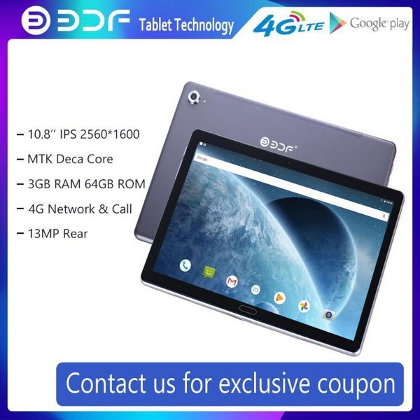 tablet pc bdf 10.8 inch mtk 10 core 2.5k 2560Ã1600 ips display 3gb ram 64gb rom 13mp rear 4g network phone call android 8 wifi gps1
tablet pc bdf 10.8 inch mtk 10 core 2.5k 2560Ã1600 ips display 3gb ram 64gb rom 13mp rear 4g network phone call android 8 wifi gps1