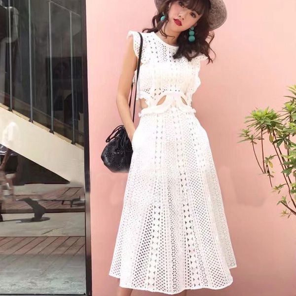 new auto portrait for women 2021 summer designer out belt lace ruffles dressed ladies magro maxi long dresses ftph, Black;gray
new auto portrait for women 2021 summer designer out belt lace ruffles dressed ladies magro maxi long dresses ftph, Black;gray