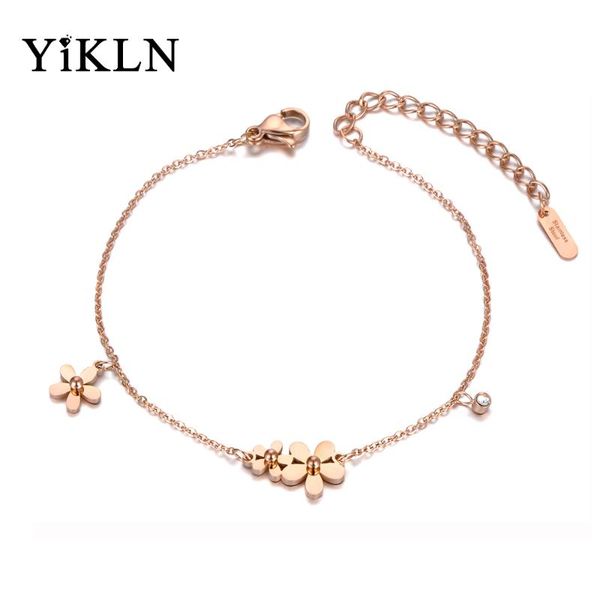 charm bracelets yikln office style stainless steel little daisies for women chain & link summer beach bracelet jewelry yb20009, Golden;silver
charm bracelets yikln office style stainless steel little daisies for women chain & link summer beach bracelet jewelry yb20009, Golden;silver