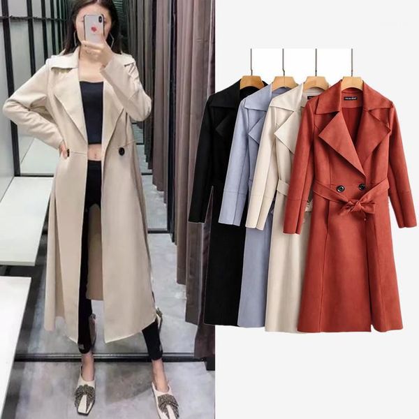 2020 double-breasted women trench coat vintage sashes plaid autumn winter long outwear belt pockets office ladies overcoats1, Tan;black
2020 double-breasted women trench coat vintage sashes plaid autumn winter long outwear belt pockets office ladies overcoats1, Tan;black