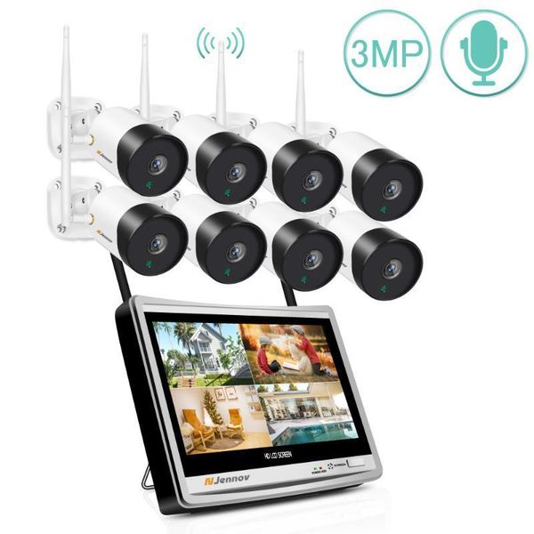 wireless camera kits jennov 8ch 1080p home security outdoor 3mp cctv wifi cameras nvr 12 inch lcd monitor p2p waterproof camara1
wireless camera kits jennov 8ch 1080p home security outdoor 3mp cctv wifi cameras nvr 12 inch lcd monitor p2p waterproof camara1