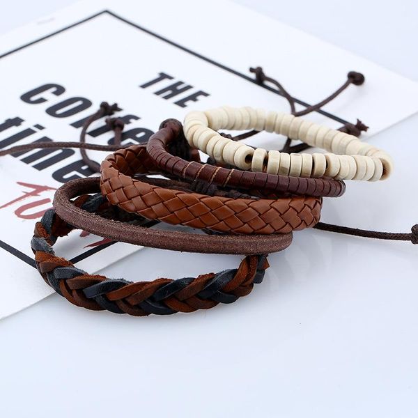 new fashion leather bracelet men fashion braided handmade rope wrap bracelet bangle, Golden;silver
new fashion leather bracelet men fashion braided handmade rope wrap bracelet bangle, Golden;silver