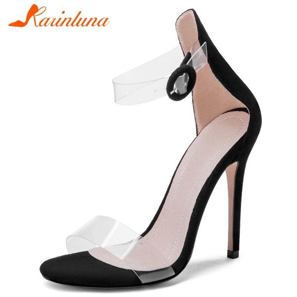 karin ladies sweet dating summer sandals trendy 2020 transparent pvc women sandals high thin heels women shoes, Black
karin ladies sweet dating summer sandals trendy 2020 transparent pvc women sandals high thin heels women shoes, Black
