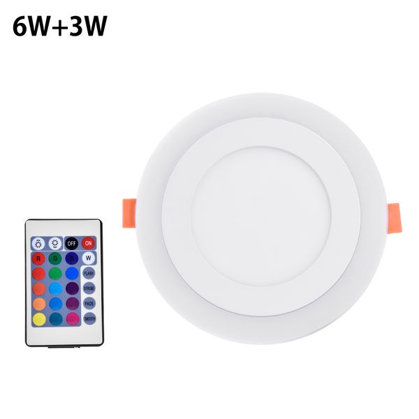 dual color led panel recessed ceiling down light spotlight cool white+blue / rgb
dual color led panel recessed ceiling down light spotlight cool white+blue / rgb