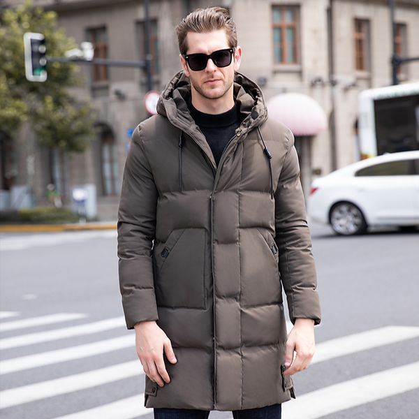 version korean winter men's outdoors long fashion section of the new casual jacket with hoodie ngyx, Black
version korean winter men's outdoors long fashion section of the new casual jacket with hoodie ngyx, Black
