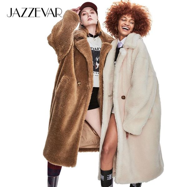 jazzevar 2020 winter new high fashion womens teddy bear icon parka x-long oversized coat thick warm outerwear loose clothing c1008, Black
jazzevar 2020 winter new high fashion womens teddy bear icon parka x-long oversized coat thick warm outerwear loose clothing c1008, Black