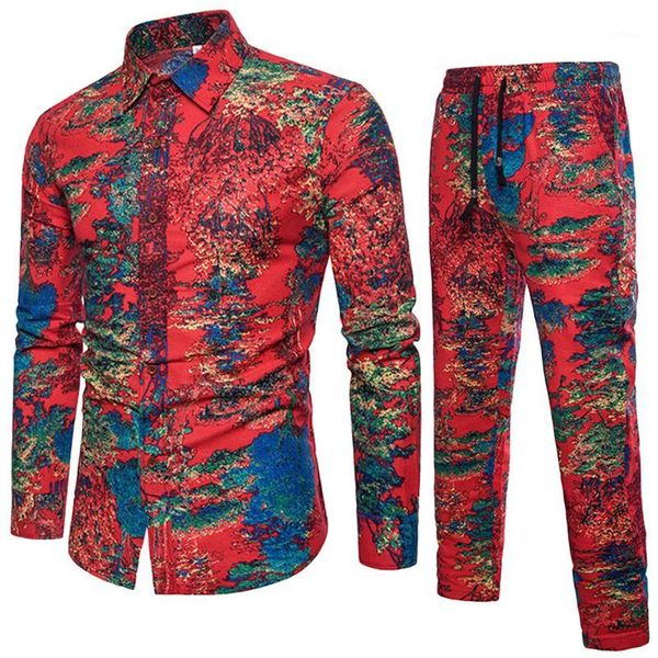 2019 new arrival men's set shirt and pants full length casual shirt suit fashion floral 3d printed plus size males wear to 5xl1, Gray
2019 new arrival men's set shirt and pants full length casual shirt suit fashion floral 3d printed plus size males wear to 5xl1, Gray