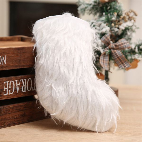 23*12cm christmas stocking white color plush fur long fleece xmas candy gifts bag purse storage packing decoration boutique ornament f102108
23*12cm christmas stocking white color plush fur long fleece xmas candy gifts bag purse storage packing decoration boutique ornament f102108