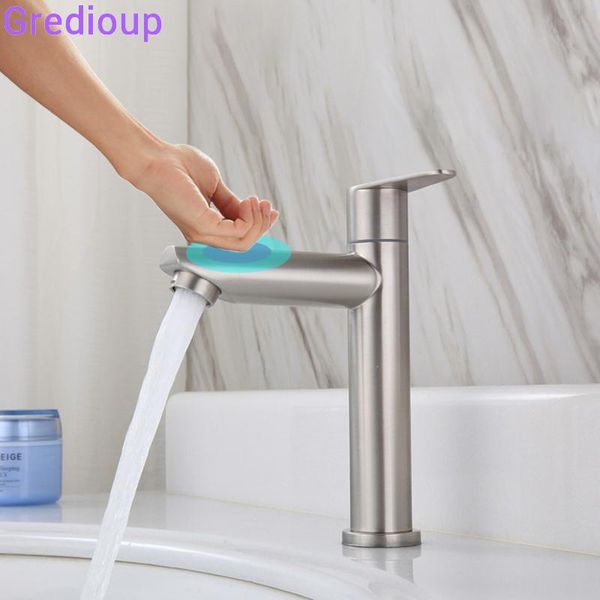 bathroom smart touch faucet automatic sense stainless steel tap brushed nickel intelligent faucet basin single handle touch tap
bathroom smart touch faucet automatic sense stainless steel tap brushed nickel intelligent faucet basin single handle touch tap