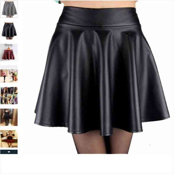 womens pu leather mini skirts high waist flared pleated latex a-line circle skirt rave dance bottoms clubwear skirts, Black
womens pu leather mini skirts high waist flared pleated latex a-line circle skirt rave dance bottoms clubwear skirts, Black