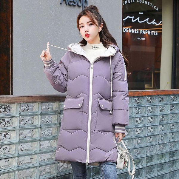 2020 new solid long hooded parka winter jacket women casual warm parka coat female office lady, Black
2020 new solid long hooded parka winter jacket women casual warm parka coat female office lady, Black