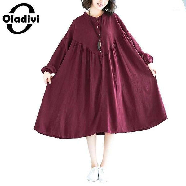 oladivi plus size women cotton linen shirt dress long sleeve oversize casual dresses spring tunic robe femme 4xl 5xl 6xl 7xl 8xl1, Black;gray
oladivi plus size women cotton linen shirt dress long sleeve oversize casual dresses spring tunic robe femme 4xl 5xl 6xl 7xl 8xl1, Black;gray