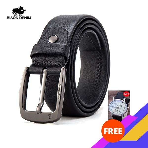 bison denim genuine leather men belt luxury strap classic vintage pin buckle male belt jeans belt for men w71564 y200520, Black;brown
bison denim genuine leather men belt luxury strap classic vintage pin buckle male belt jeans belt for men w71564 y200520, Black;brown