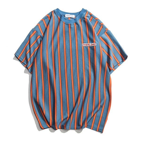 2020 men summer short sleeved stripped t shirts male casual fashion hip hop t shirts streeetwear tees hombre, White;black
2020 men summer short sleeved stripped t shirts male casual fashion hip hop t shirts streeetwear tees hombre, White;black