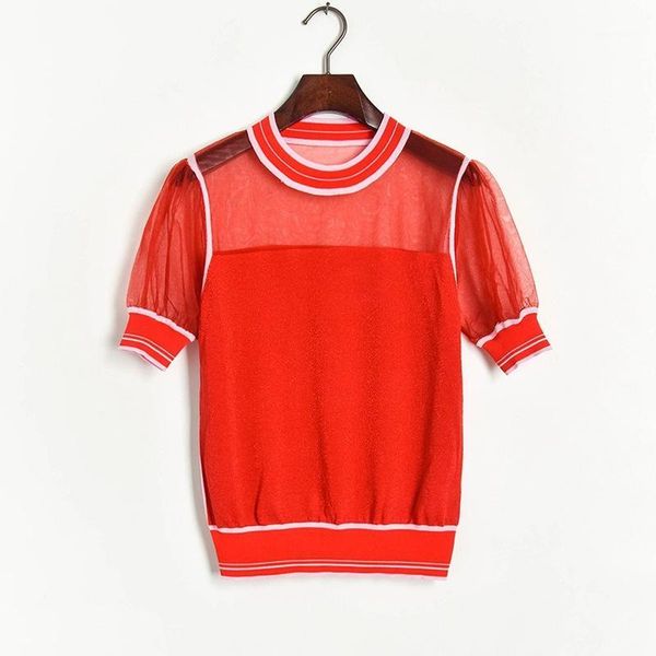 organza patchwork perspective knitted sweater women puff sleeve thin pullover modis sweaters basic 2020 summer new arrival1, White;black
organza patchwork perspective knitted sweater women puff sleeve thin pullover modis sweaters basic 2020 summer new arrival1, White;black