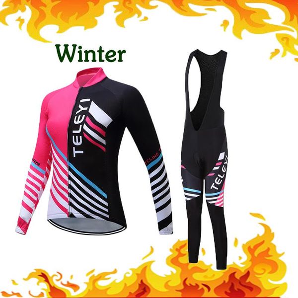 winter women thermal fleece cycling clothing set bike road clothes bicycle mtb triathlon jersey suit uniform outfit skinsuit kit, Black;blue
winter women thermal fleece cycling clothing set bike road clothes bicycle mtb triathlon jersey suit uniform outfit skinsuit kit, Black;blue