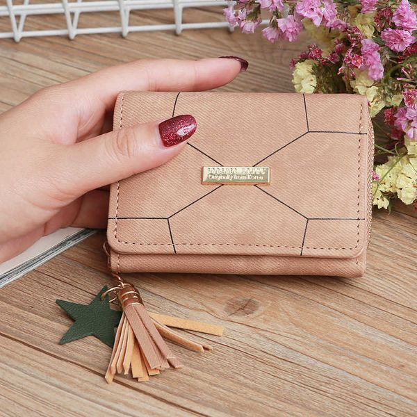 women's short pu leather female plaid tassel card holder fashion woman small zipper wallet coin purse, Red;black
women's short pu leather female plaid tassel card holder fashion woman small zipper wallet coin purse, Red;black