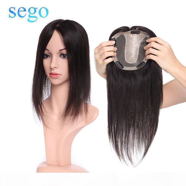 sego 15x16cm human hair er for women breathable silk base with clip in hair toupee non-remy hairpiece natural color, Black;brown
sego 15x16cm human hair er for women breathable silk base with clip in hair toupee non-remy hairpiece natural color, Black;brown
