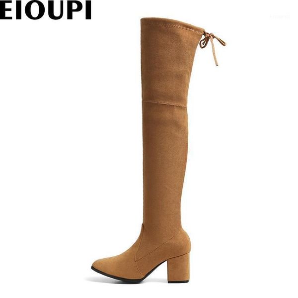 boots eioupi spring autumn winter snow nubuck suede flock thick heel women over the knee thigh high boot akda84331-s11, Black
boots eioupi spring autumn winter snow nubuck suede flock thick heel women over the knee thigh high boot akda84331-s11, Black